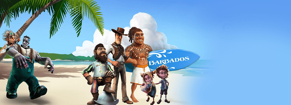 Barbados Casino Welcome bonus 100% Up To £50 + 25 Extra Spins