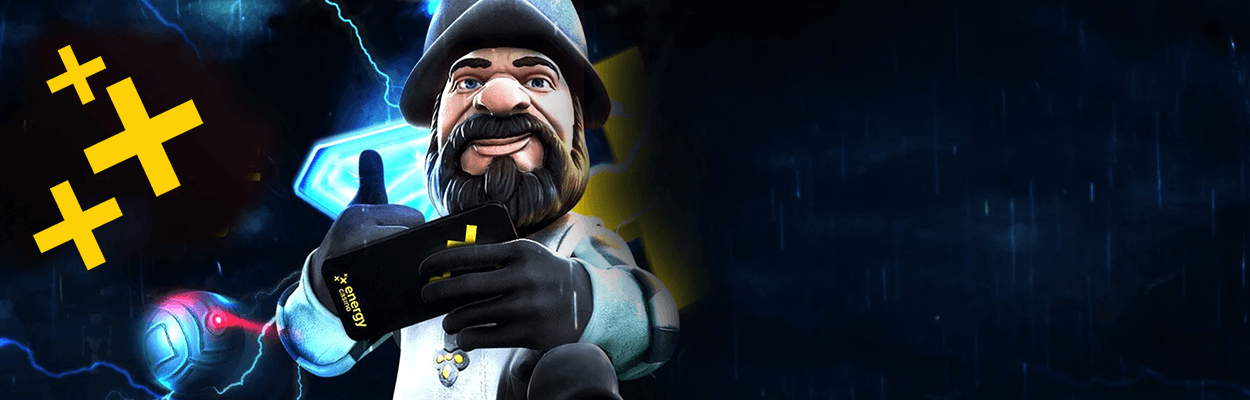 Energy Casino Welcome bonus Deposit £10   Get 50 No-Wager Spin