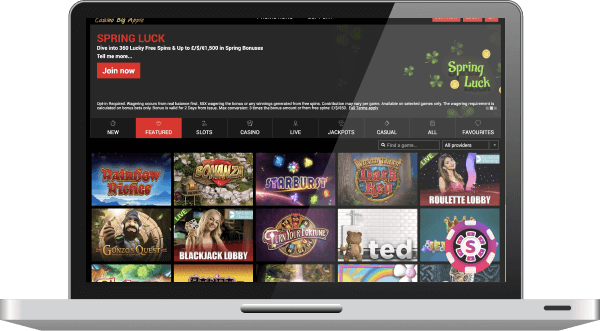 big apple casino games