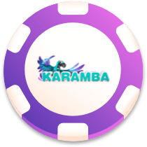karamba casino bonus chip logo