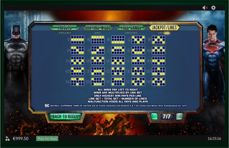 batman v superman dawn of justice slot machine detail image 0