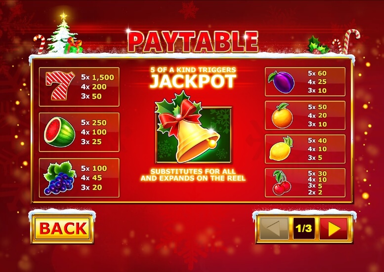 Christmas Jackpot Bells Slot Machine
