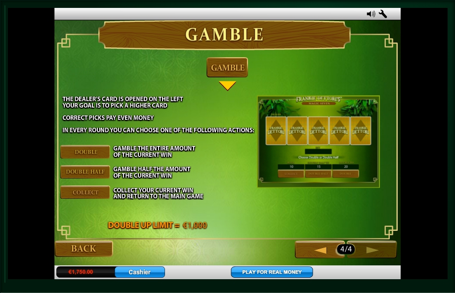 frankie dettori’s magic seven slot slot machine detail image 0