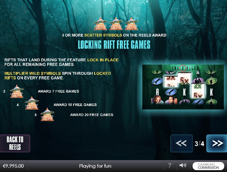 The XFiles Slot Machine UK FREE Play in Playtech Casino
