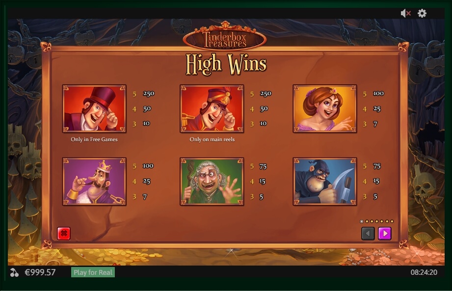 tinderbox treasure slot machine detail image 6