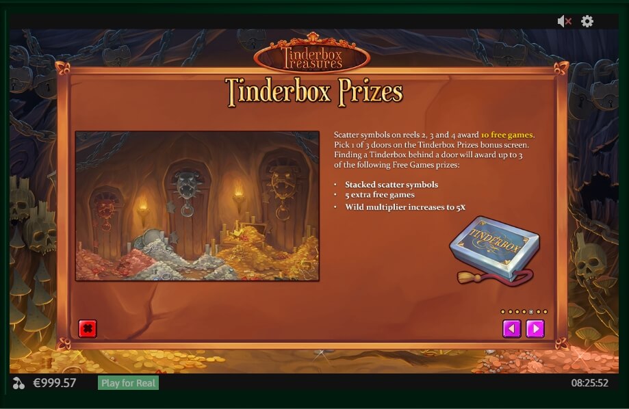 tinderbox treasure slot machine detail image 2