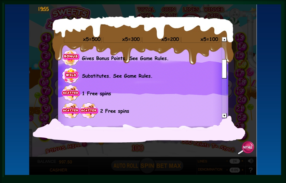 sweets insanity slot machine detail image 2
