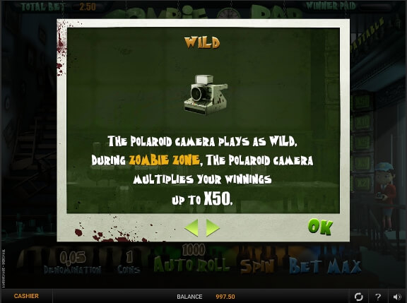 zombie bar slot machine detail image 5