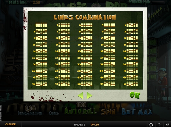 zombie bar slot machine detail image 0