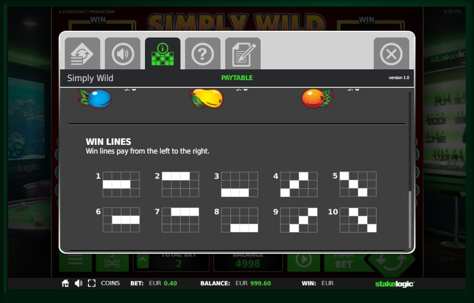 simply wild slot machine detail image 0