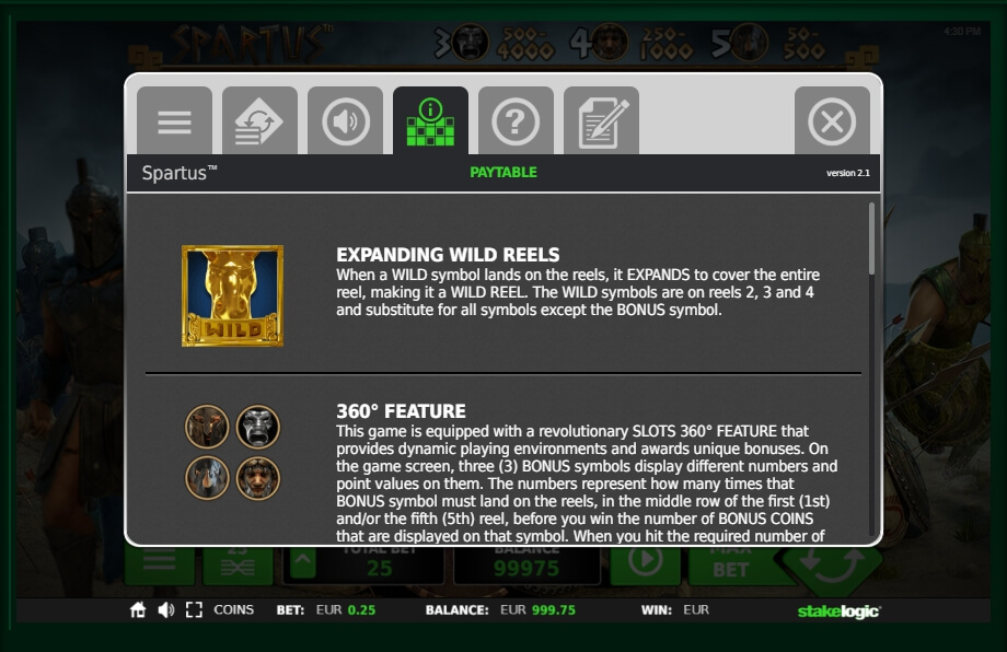 spartus slot machine detail image 4