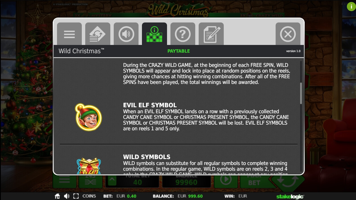 wild christmas slot machine detail image 3