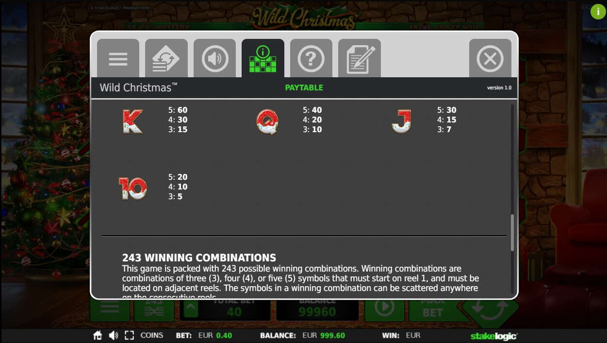 wild christmas slot machine detail image 1