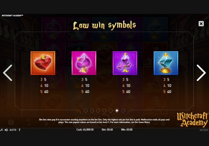 witchcraft academy slot machine detail image 1