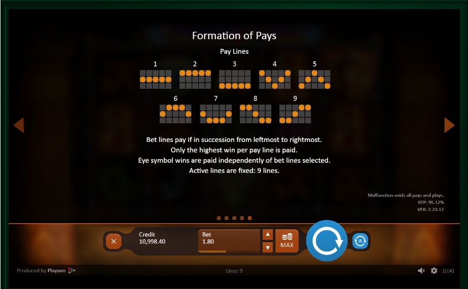 treasures of tombs: hidden gold slot machine detail image 0