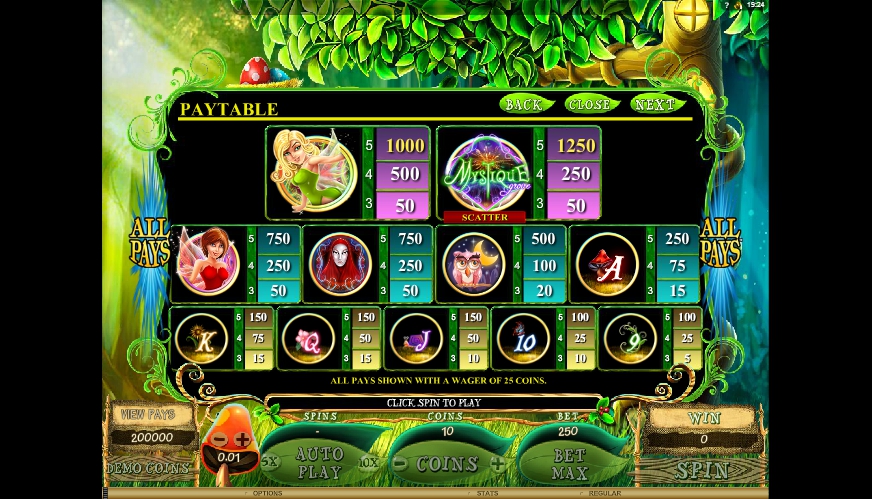 mystique grove slot machine detail image 1