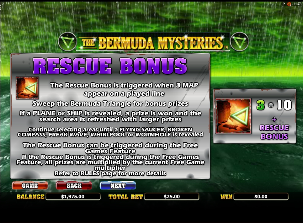 the bermuda mysteries slot slot machine detail image 6
