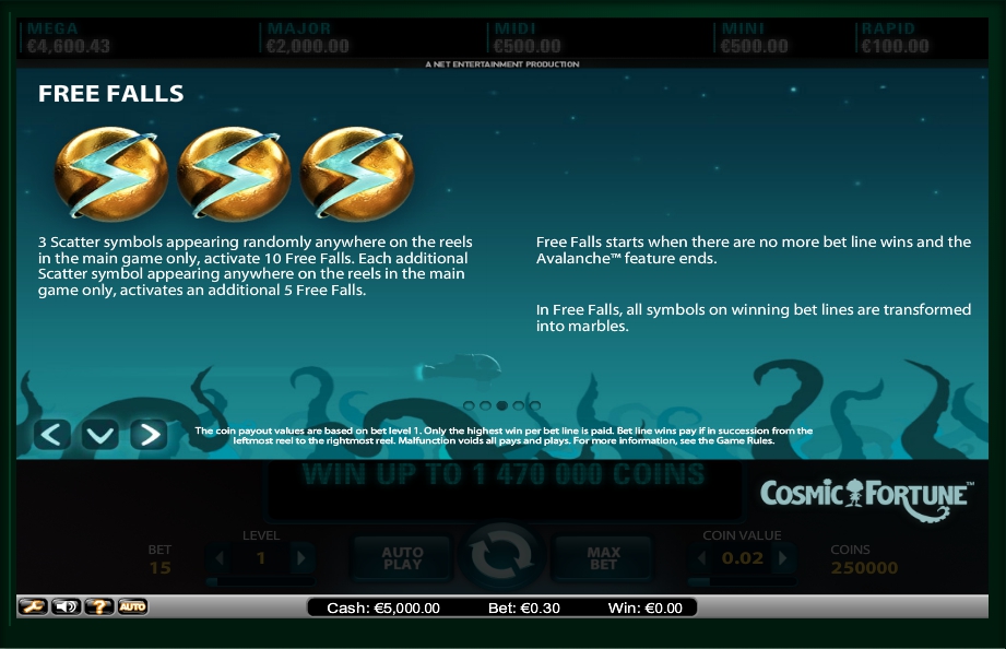 cosmic fortune slot machine detail image 3