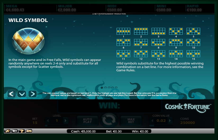 cosmic fortune slot machine detail image 0