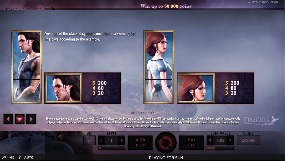 dracula slot machine detail image 6