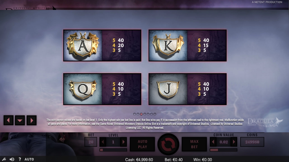 Dracula Slot Machine UK - FREE Play in NetEnt Casino