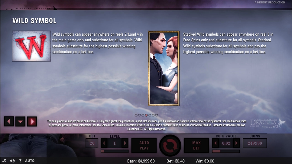 dracula slot machine detail image 3
