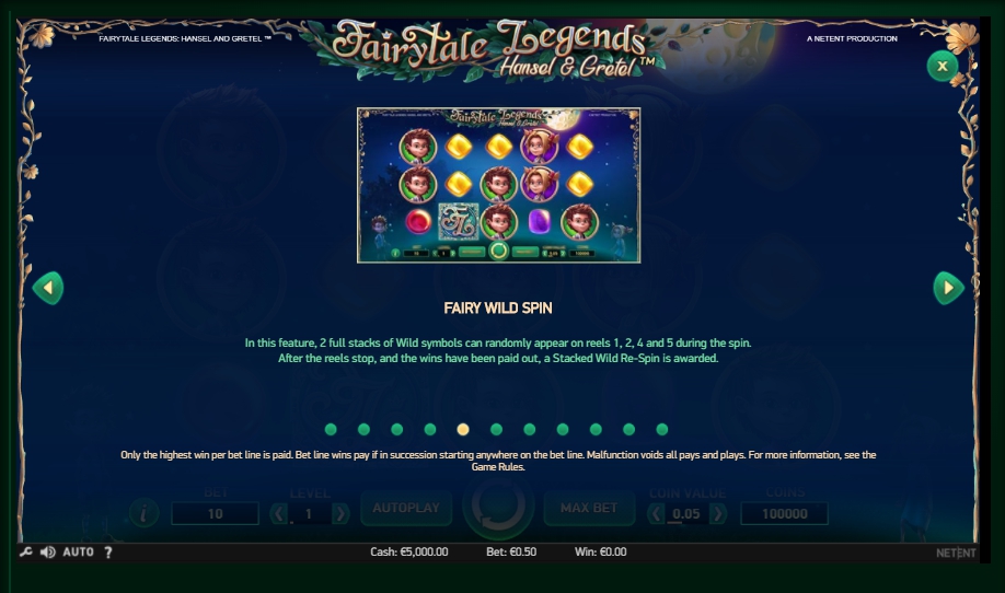 fairytale legends: hansel  gretel slot machine detail image 4