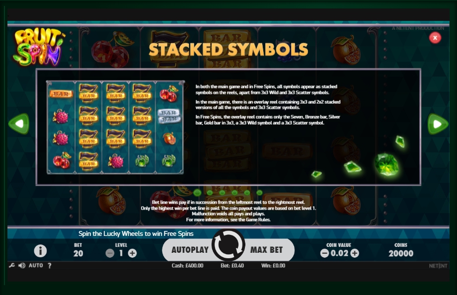 fruit spin slot machine detail image 5