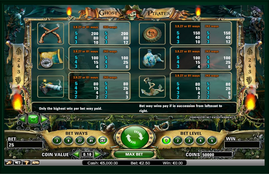 ghost pirates slot machine detail image 0