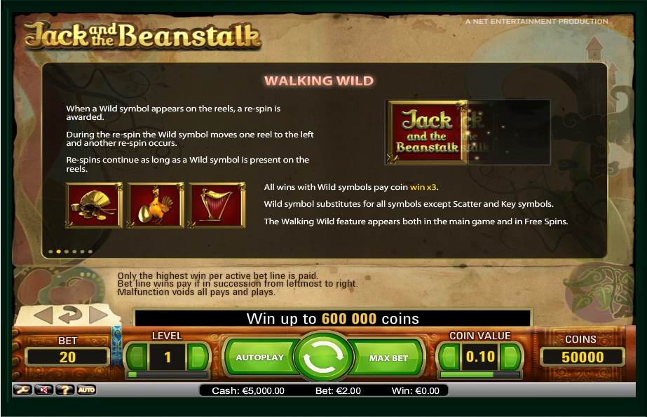 jack and the beanstalk slot machine detail image 4