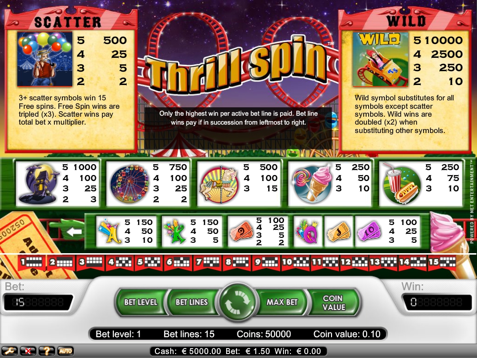 free spin online slot machines