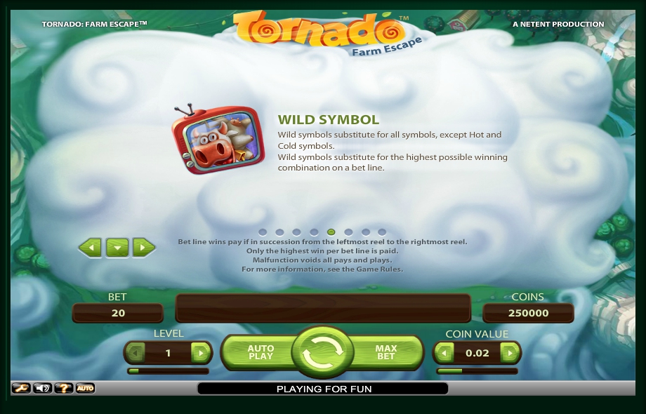 tornado: farm escape slot machine detail image 3