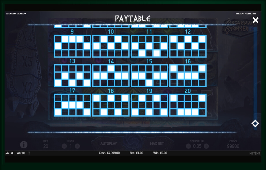 asgardian stones slot machine detail image 8