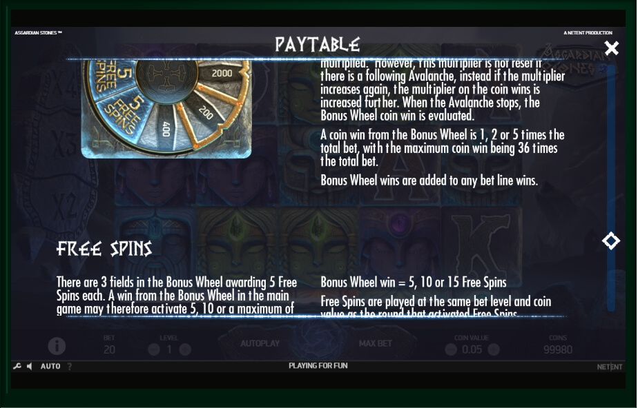 asgardian stones slot machine detail image 0