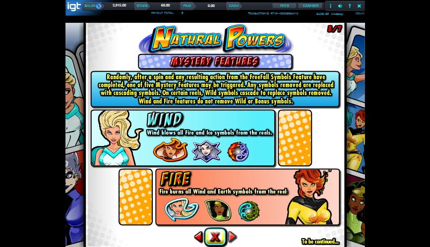 natural powers slot machine detail image 4