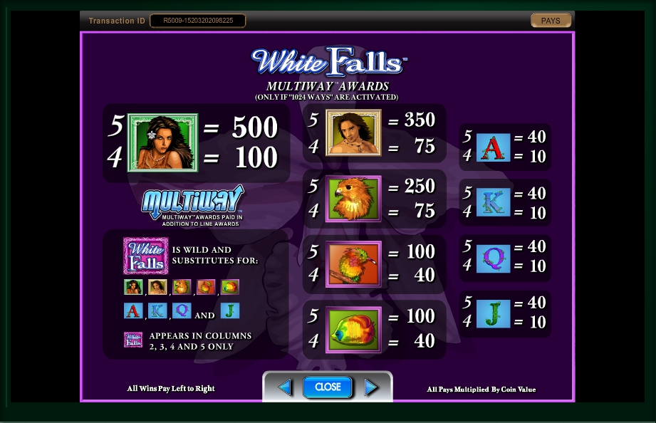 white orchid slot machine detail image 3