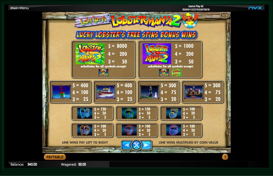 lucky larrys lobstermania 2 slot machine detail image 6