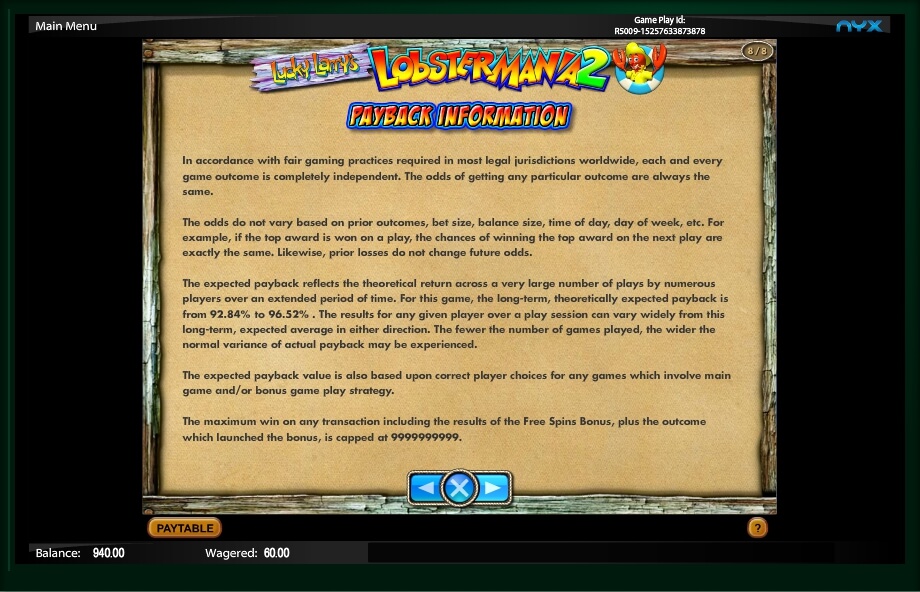 lucky larrys lobstermania 2 slot machine detail image 0