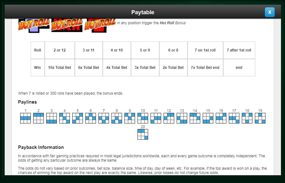 super times pay hot roll slot machine detail image 1