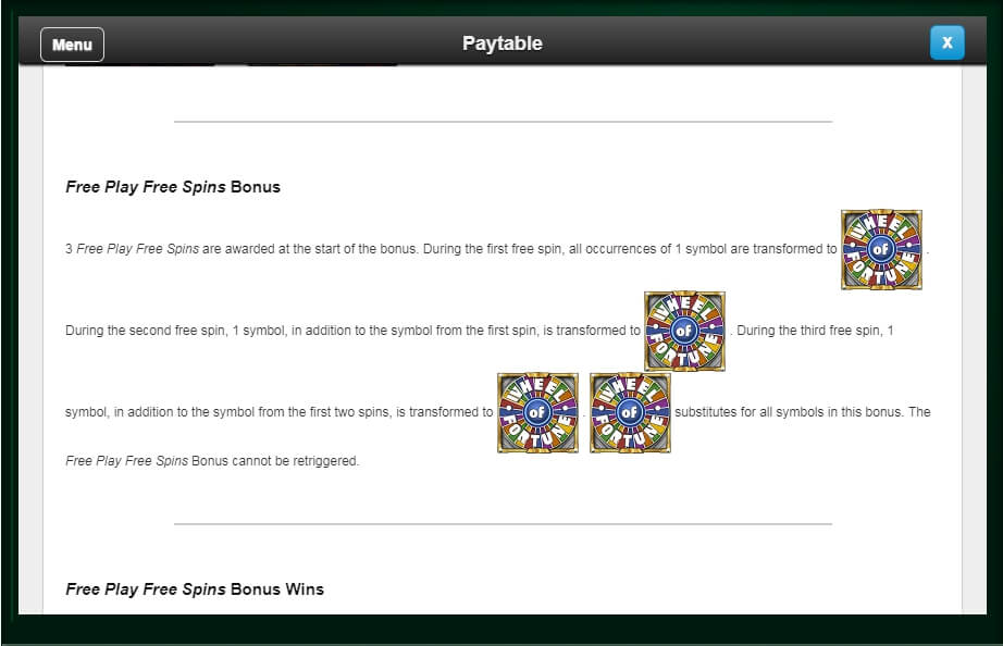 wheel of fortune on tour slot machine detail image 4