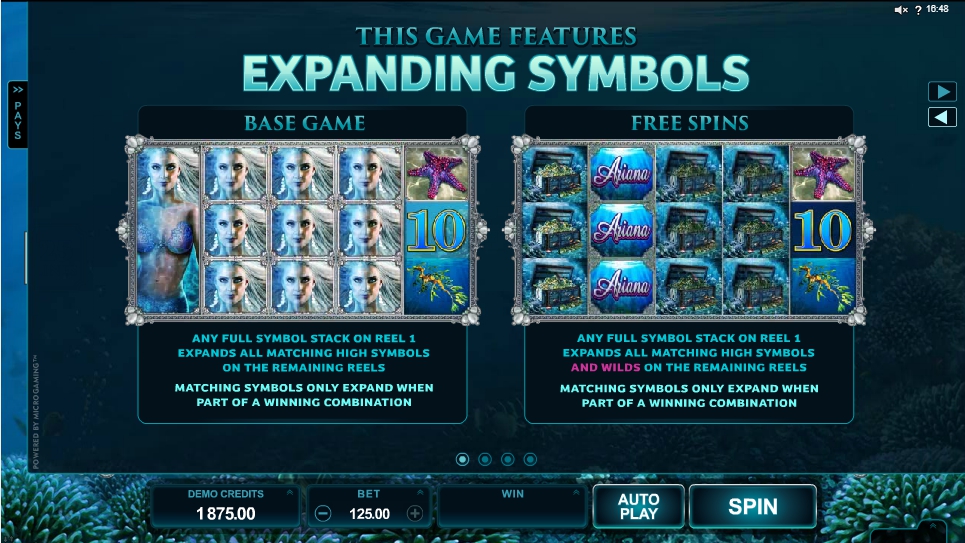 ariana slot machine detail image 3