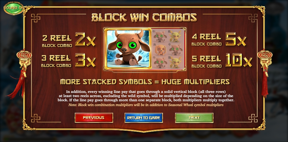 4 seasons slot machine detail image 3