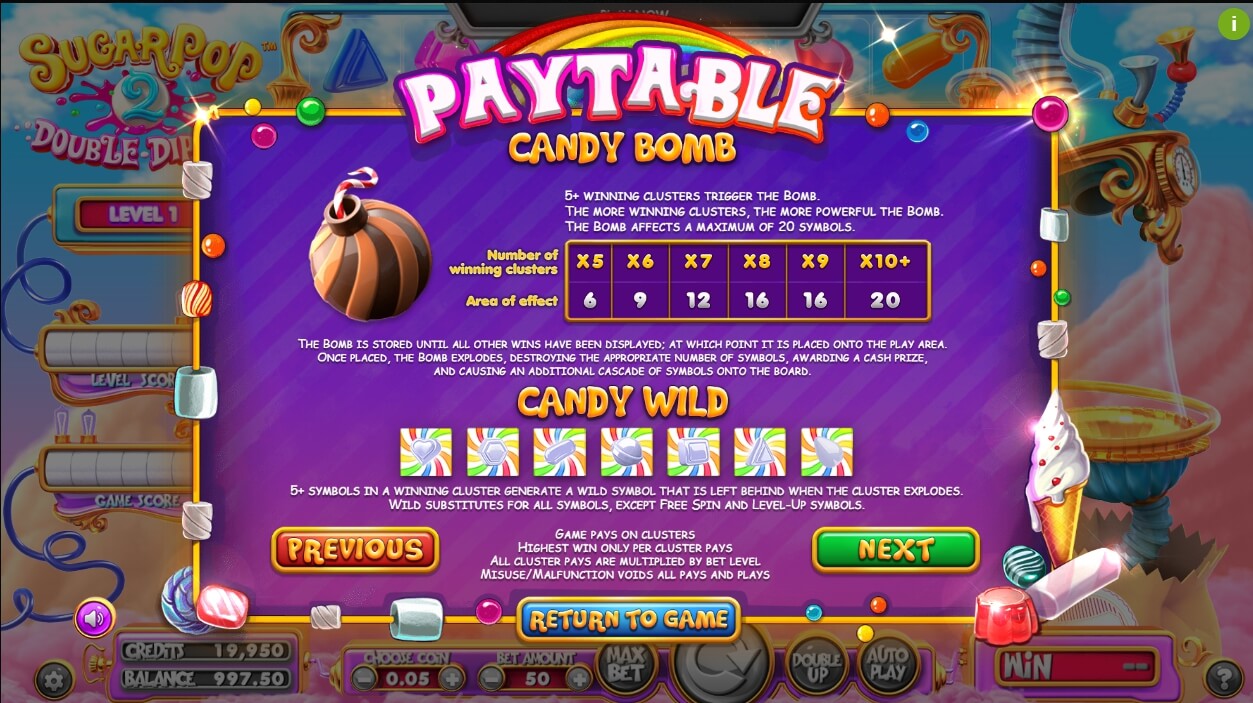 sugarpop 2: double dipped slot machine detail image 8