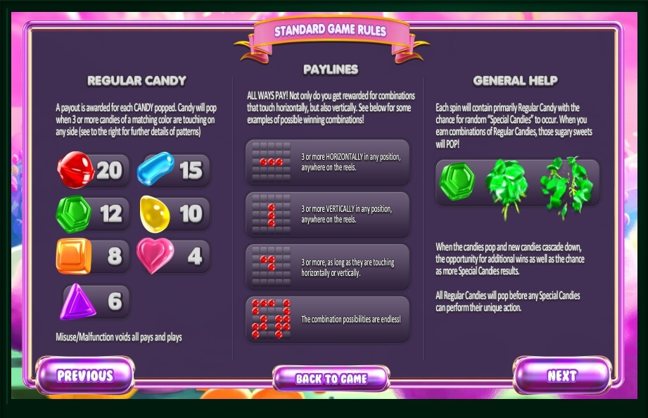 sugarpop 2: double dipped slot machine detail image 2