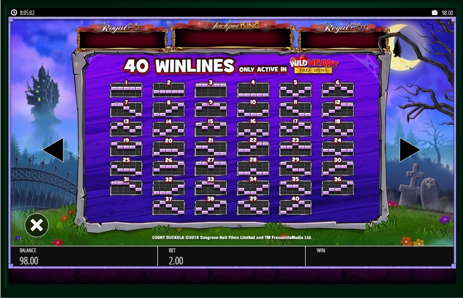 count duckula slot machine detail image 0