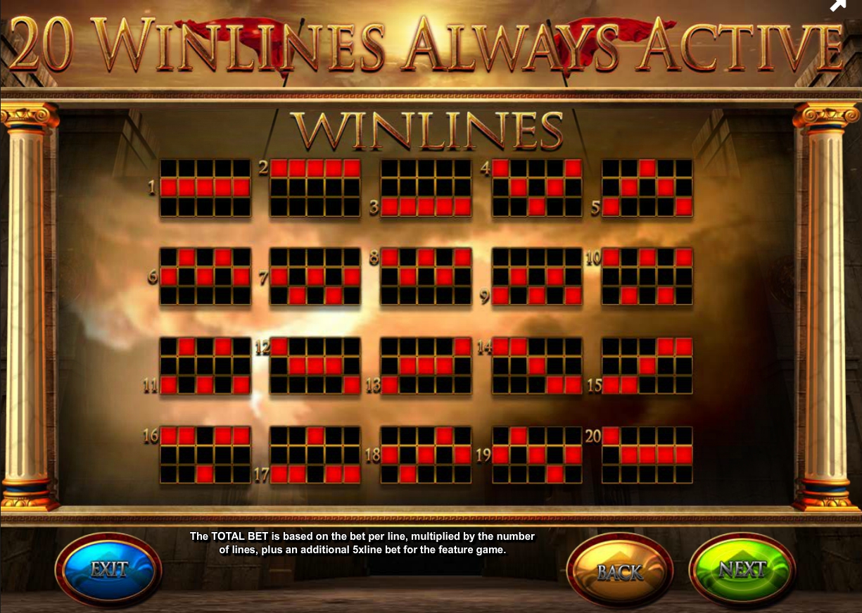 fortunes of sparta slot machine detail image 0