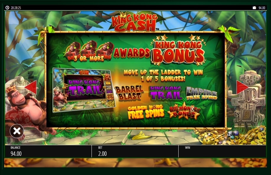 Free king kong slot machine