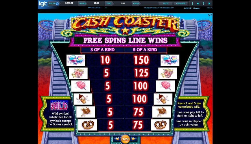 Roller Coaster Slot Machine Free