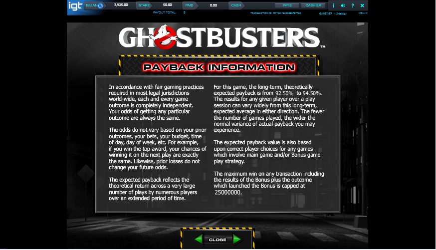 ghostbusters triple slime slot machine detail image 8