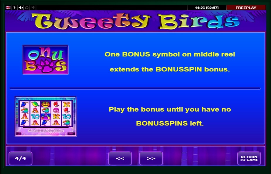 tweety birds slot machine detail image 0